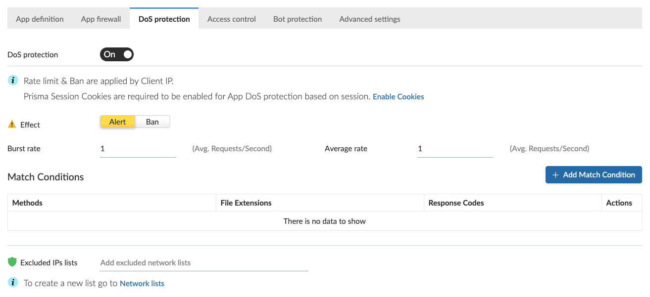 waas dos protection
