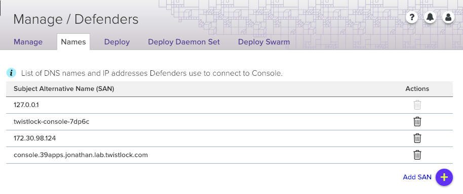 openshift provision tenant projects san