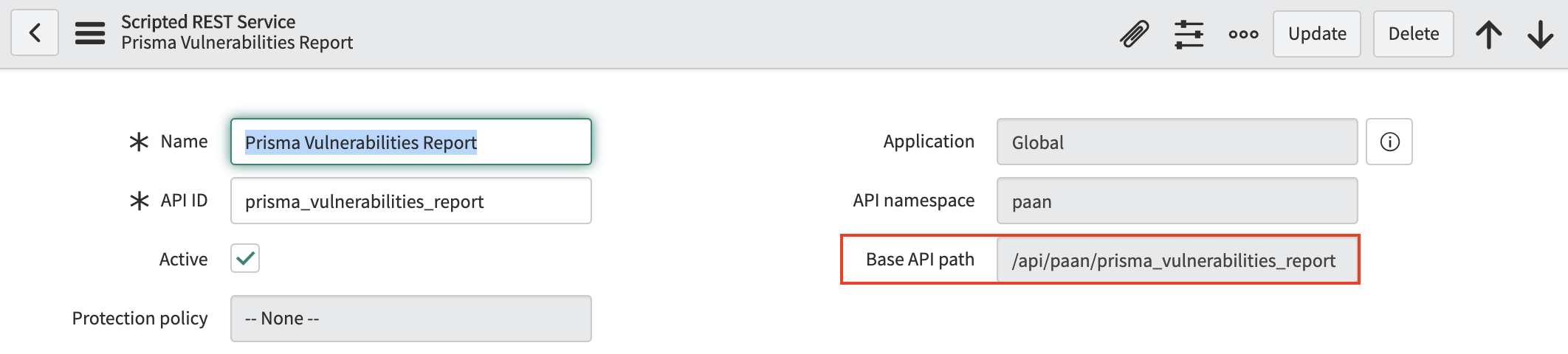 alerts servicenow base api path