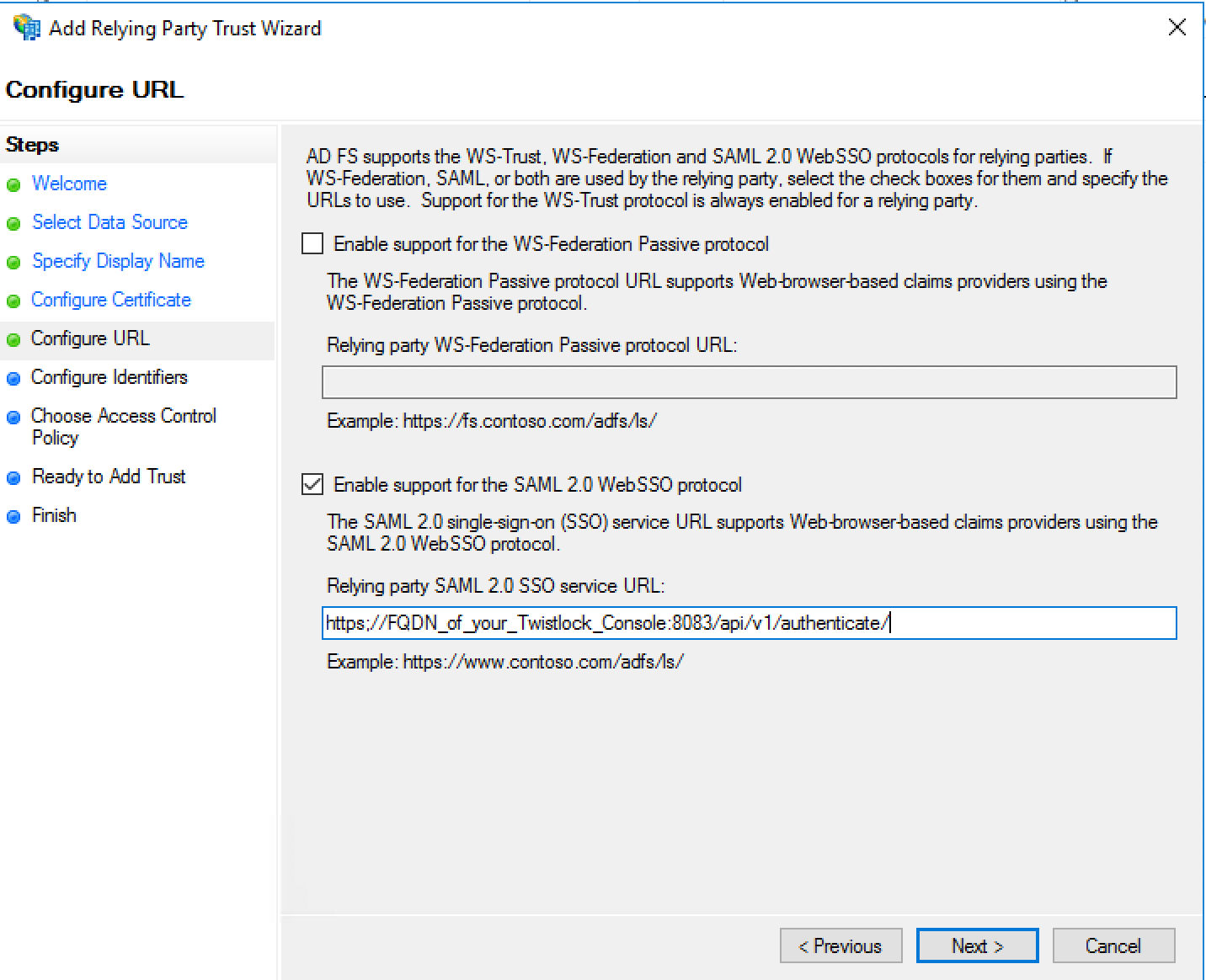 adfs saml 5
