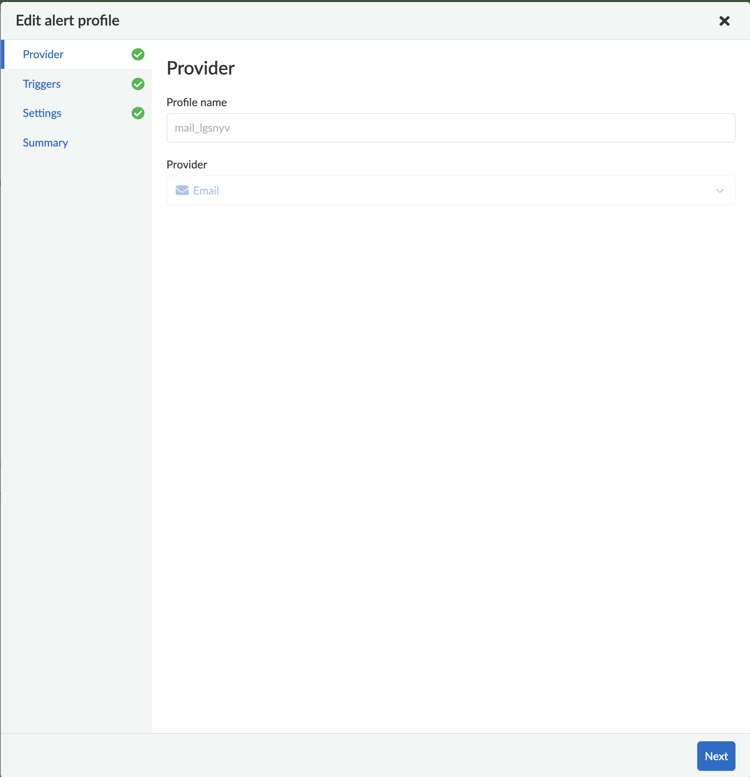 email config 1