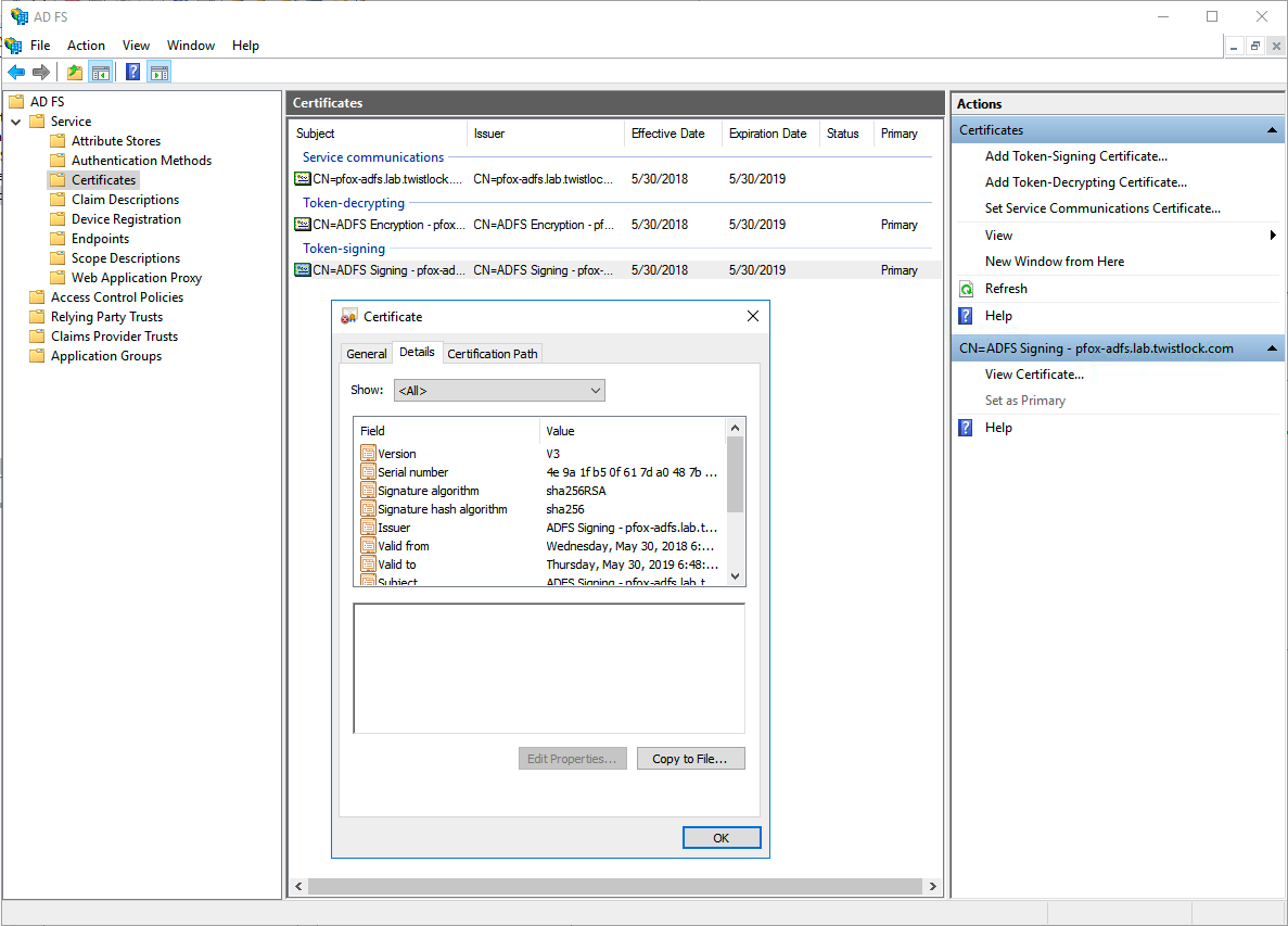 adfs saml 1