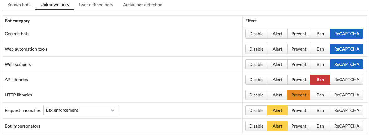 waas captcha action