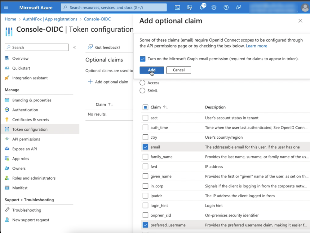 oidc optional claim
