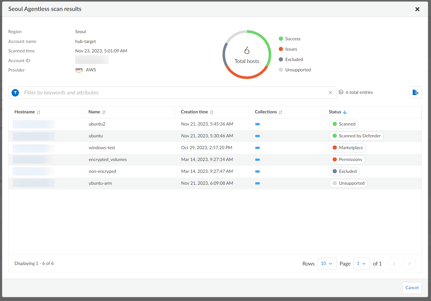 agentless scanning results 3