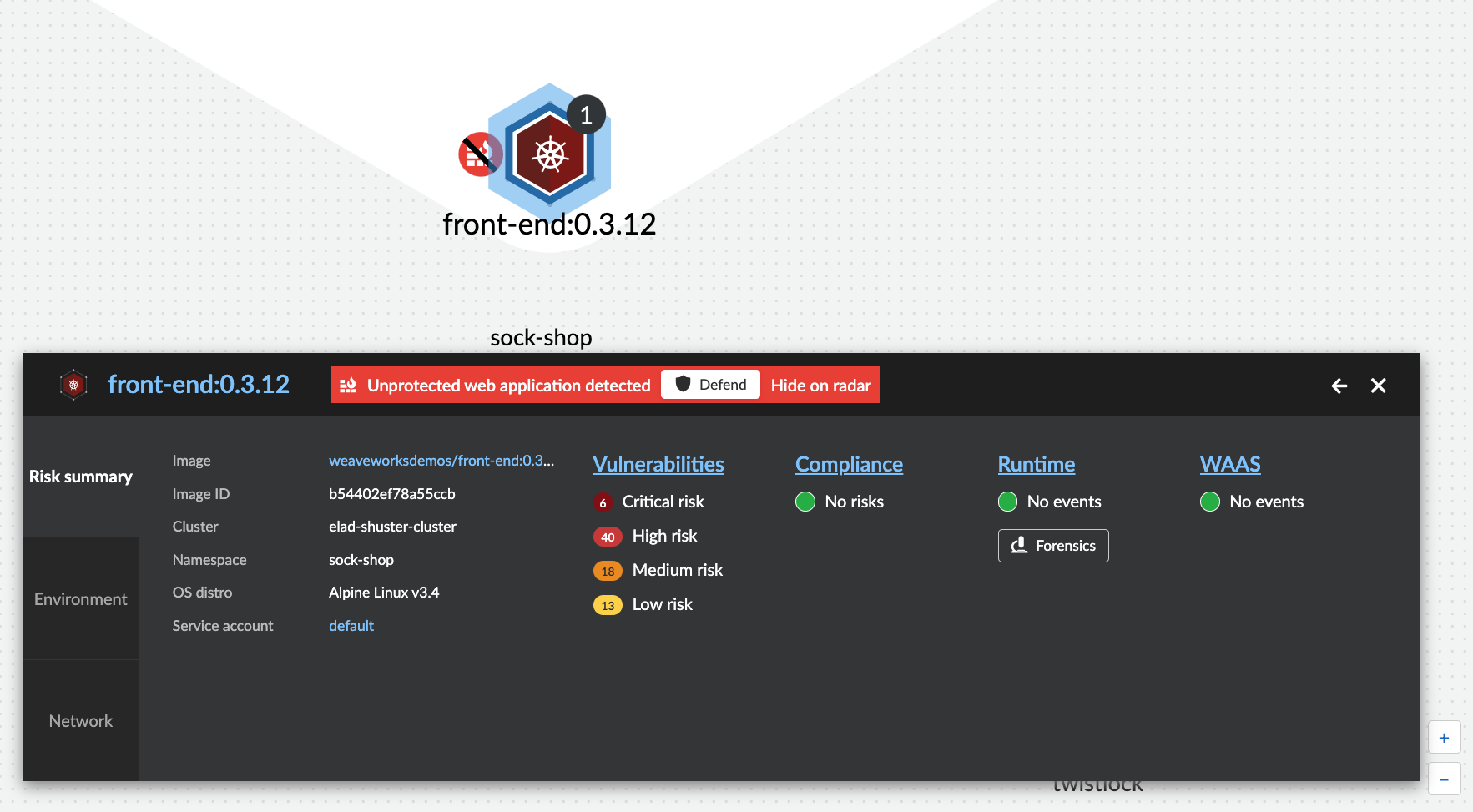waas unprotected web apps radar